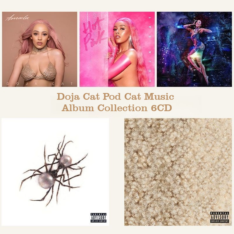 Audio Music Only - Doja Cat 6CD Music Album Collection,