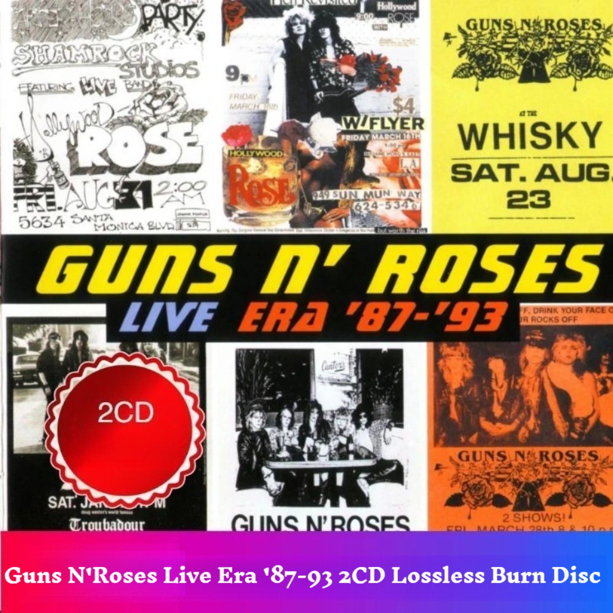 Audio Music Only - Guns N'Roses Live Era '87-93 2CD