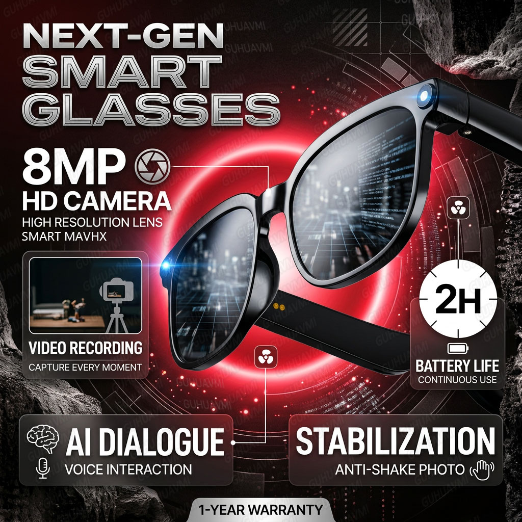 Wireless Smart Camera Glasses  - Audio Music Videos incelemesi ve fiyatı