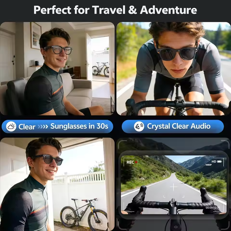 Wireless Smart Camera Glasses  - Audio Music Videos incelemesi ve fiyatı
