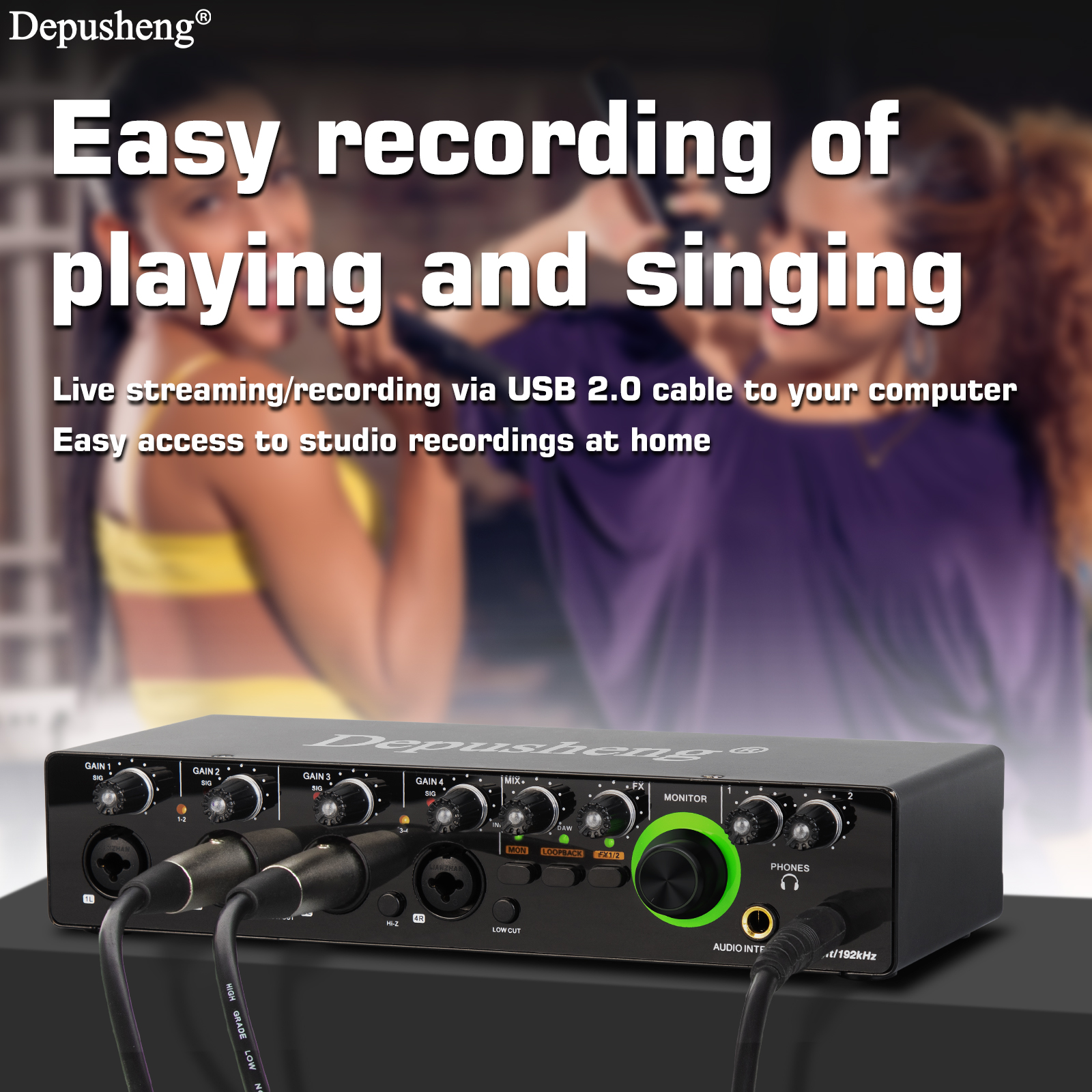 Depusheng Audio Interface RX4  - Audio Music Converter incelemesi ve fiyatı