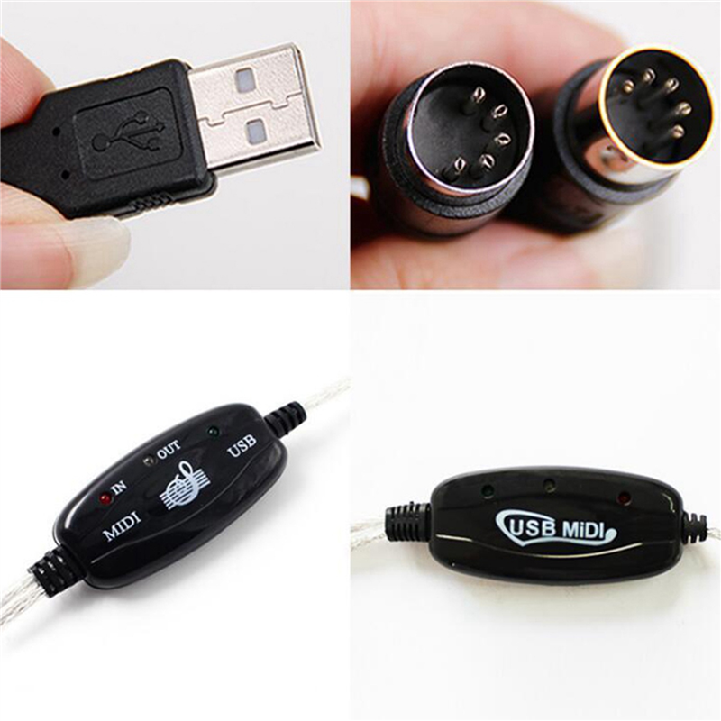 B50B-2X USB To MIDI 5Pin Cable - Audio Music Edit incelemesi ve fiyatı