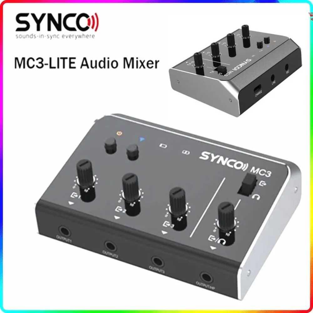 Synco MC3 Lite Audio Mixer 4 C - Audio Music Videos incelemesi ve fiyatı