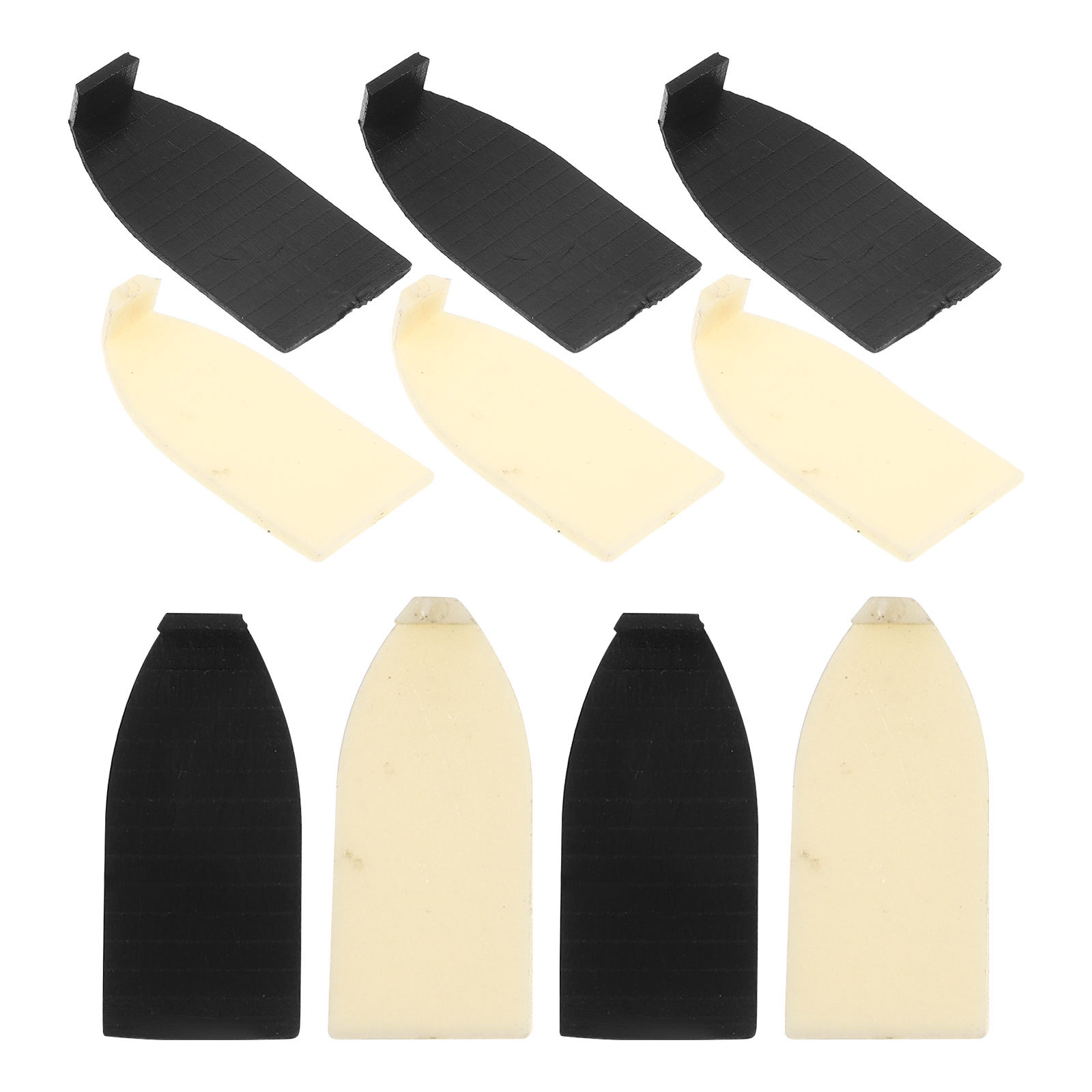10Pcs Violin Bow Pads Plastic  - Violin Rosin Bow incelemesi ve fiyatı