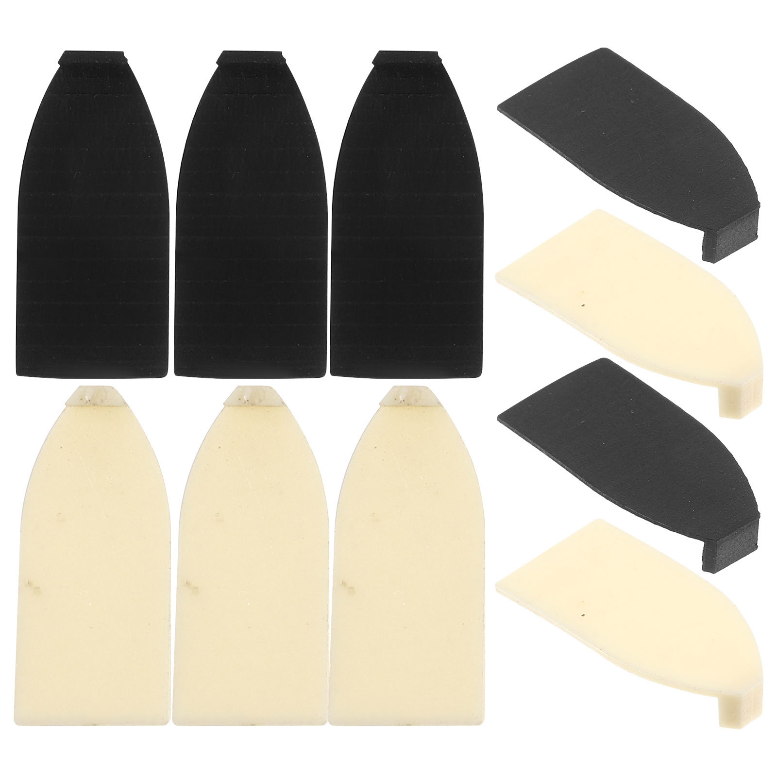 10Pcs Violin Bow Pads Plastic  - Violin Rosin Bow incelemesi ve fiyatı
