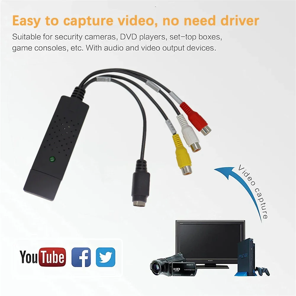 USB2.0 Audio Video Capture Car - Audio Music Converter incelemesi ve fiyatı