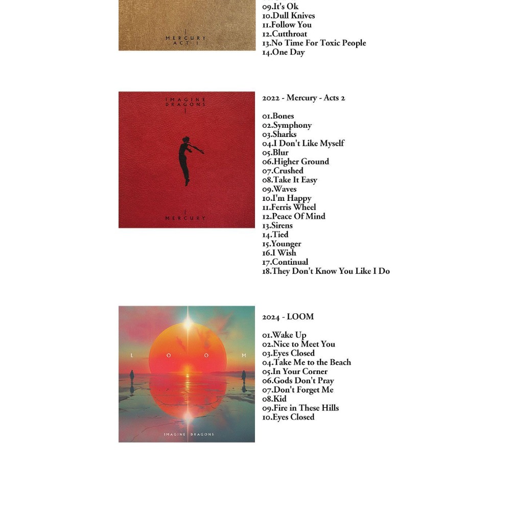 Imagine Dragons Music Collecti - Audio Music Only incelemesi ve fiyatı