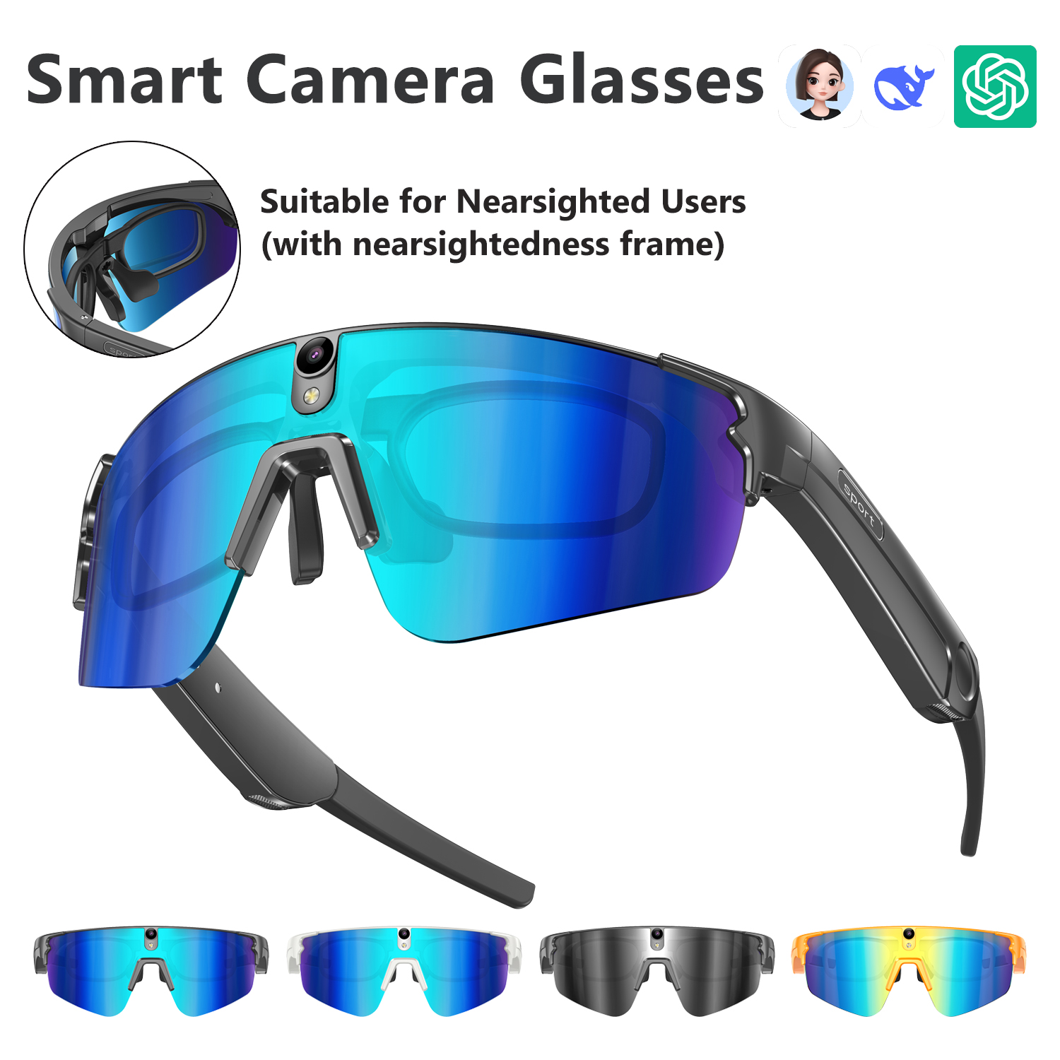 L805 AI Smart Glasses With 800 - Audio Music Videos incelemesi ve fiyatı