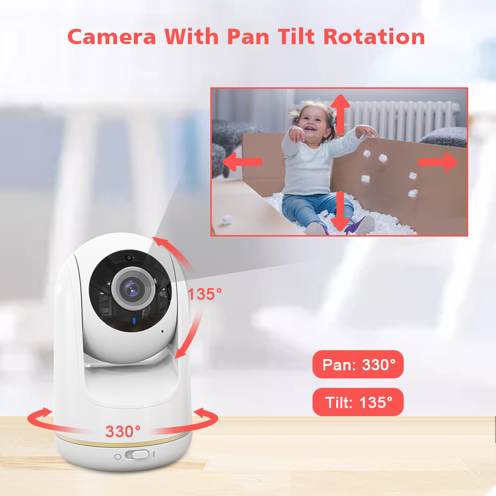 VB803 Baby Monitor 5 Inch 720P - Audio Music Videos incelemesi ve fiyatı