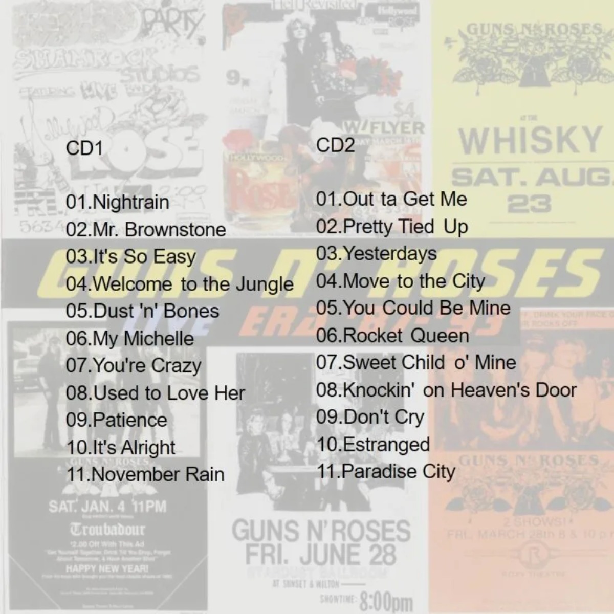 Guns N'Roses Live Era '87-93 2 - Audio Music Only incelemesi ve fiyatı