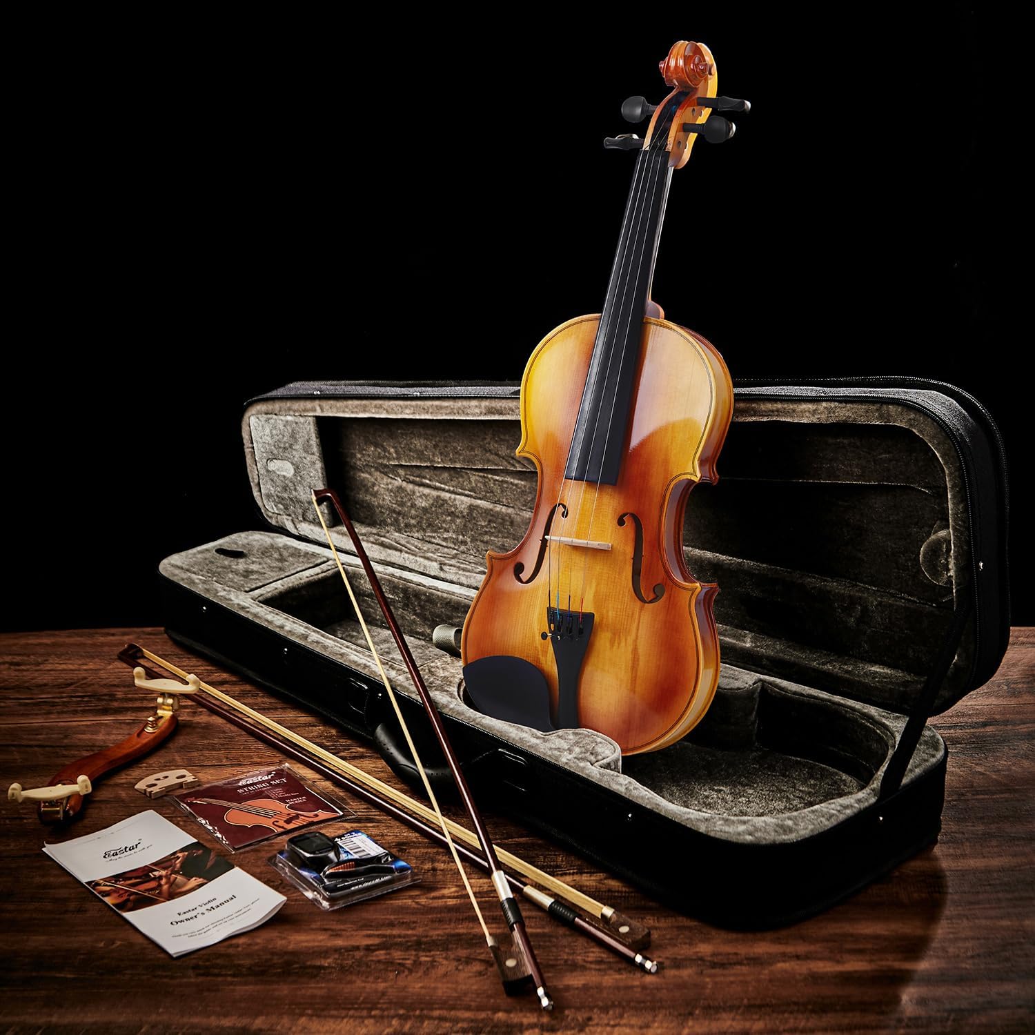 Eastar 4/4 violin set, full-si - Violin Rosin Bow incelemesi ve fiyatı