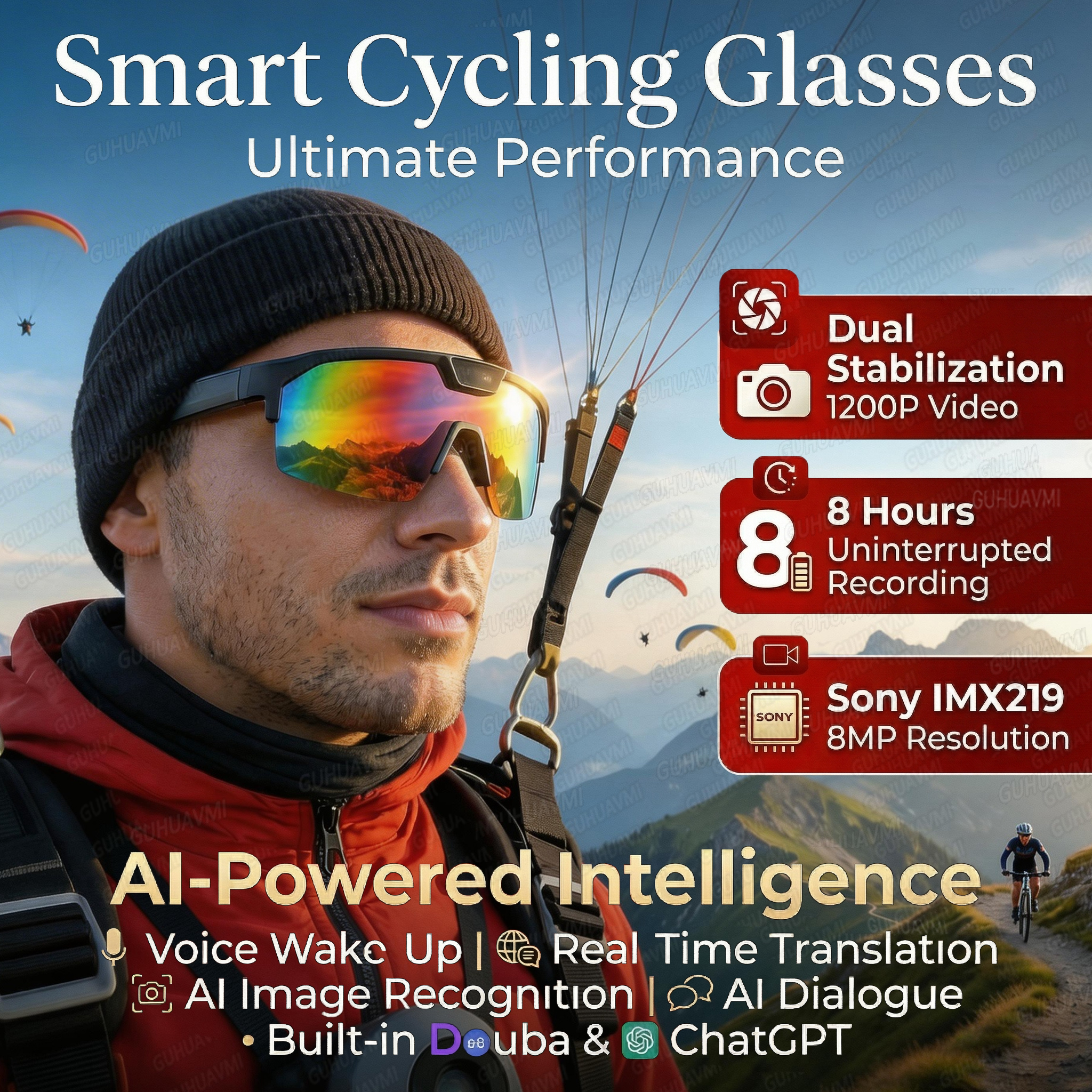 2026 New AI Smart Sports Glass - Audio Music Videos incelemesi ve fiyatı