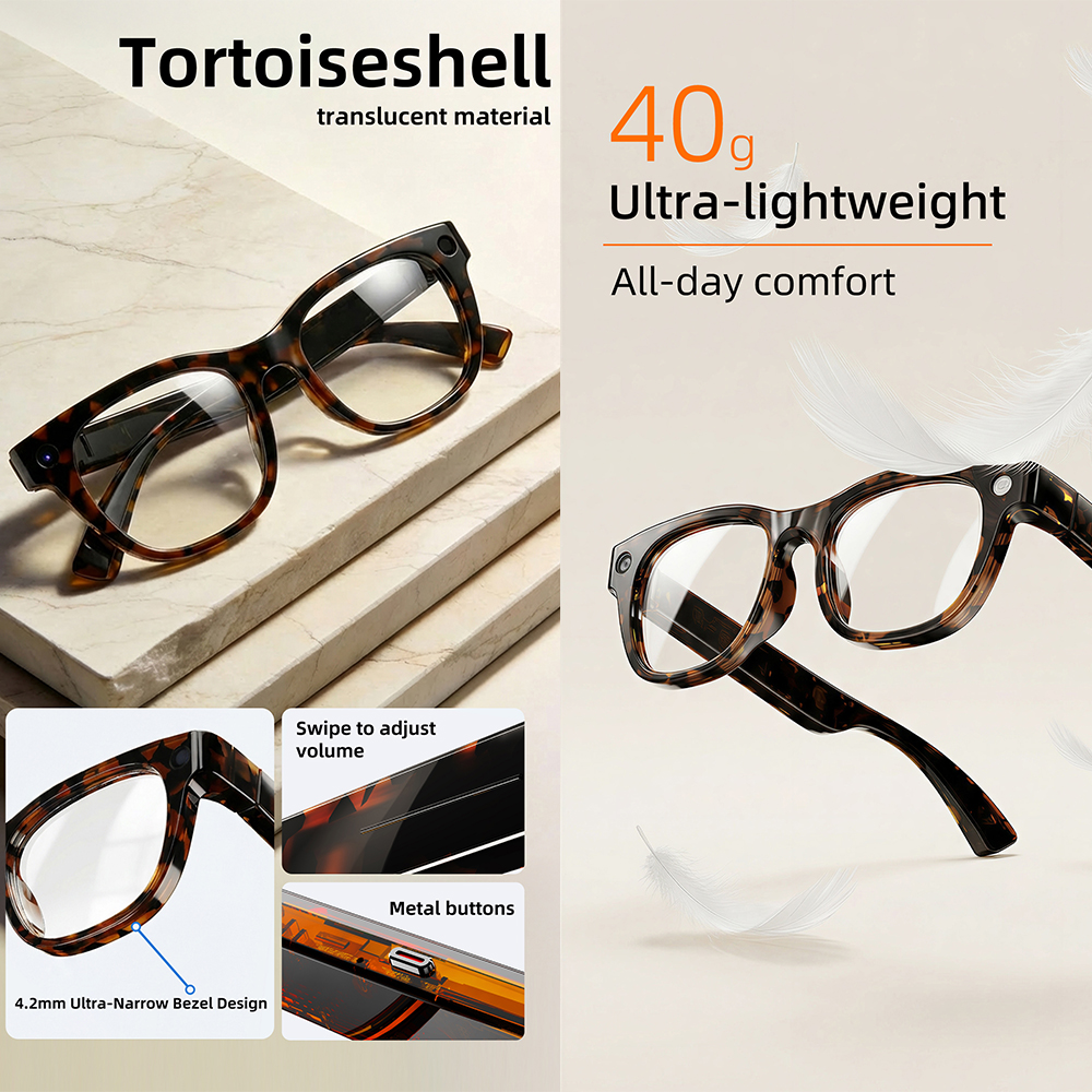 G600 Pro AI Smart Glasses 13MP - Audio Music Videos incelemesi ve fiyatı