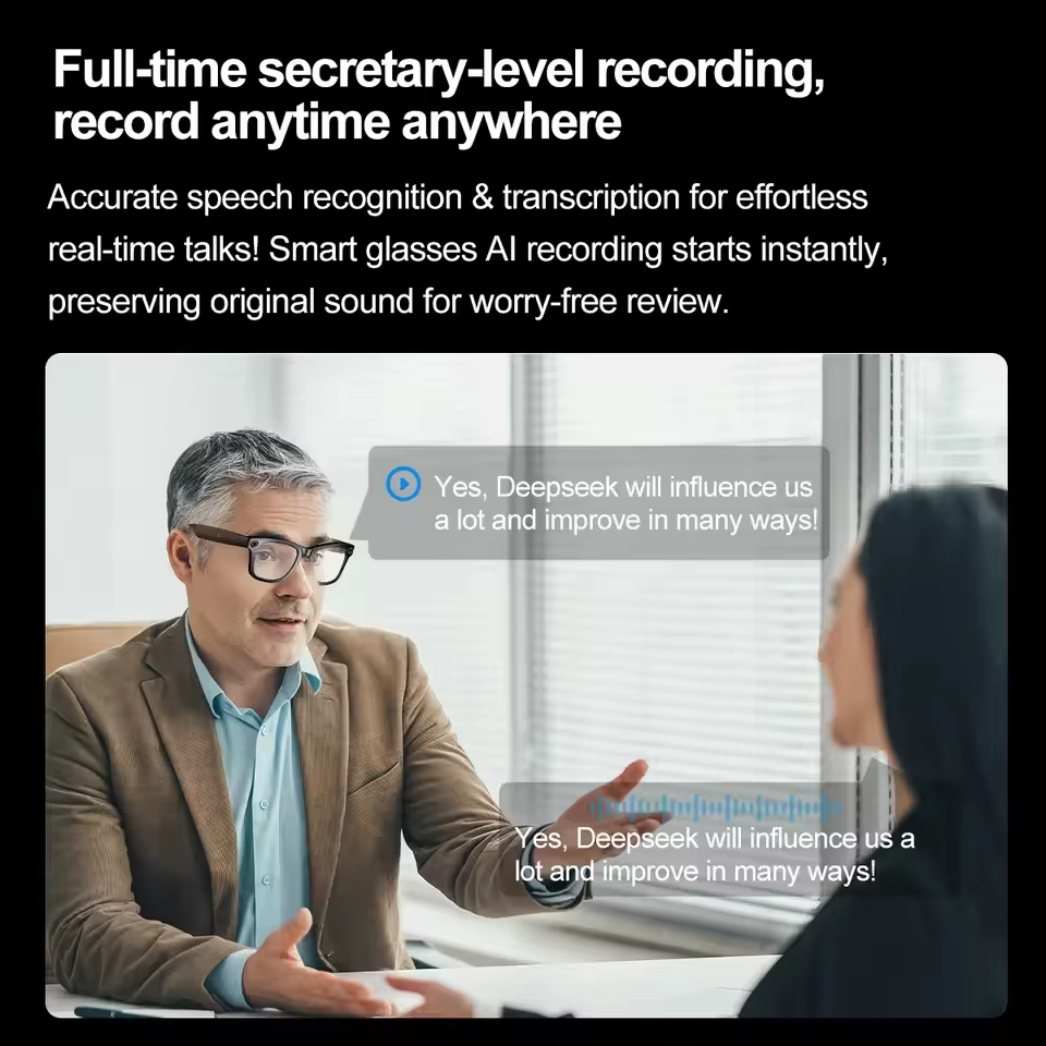 2026 New AI Smart Glasses with - Audio Music Videos incelemesi ve fiyatı