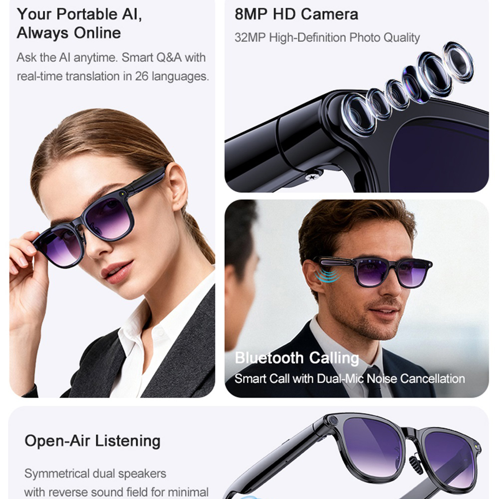 Smart Glasses AI Assistant Rea - Audio Music Videos incelemesi ve fiyatı