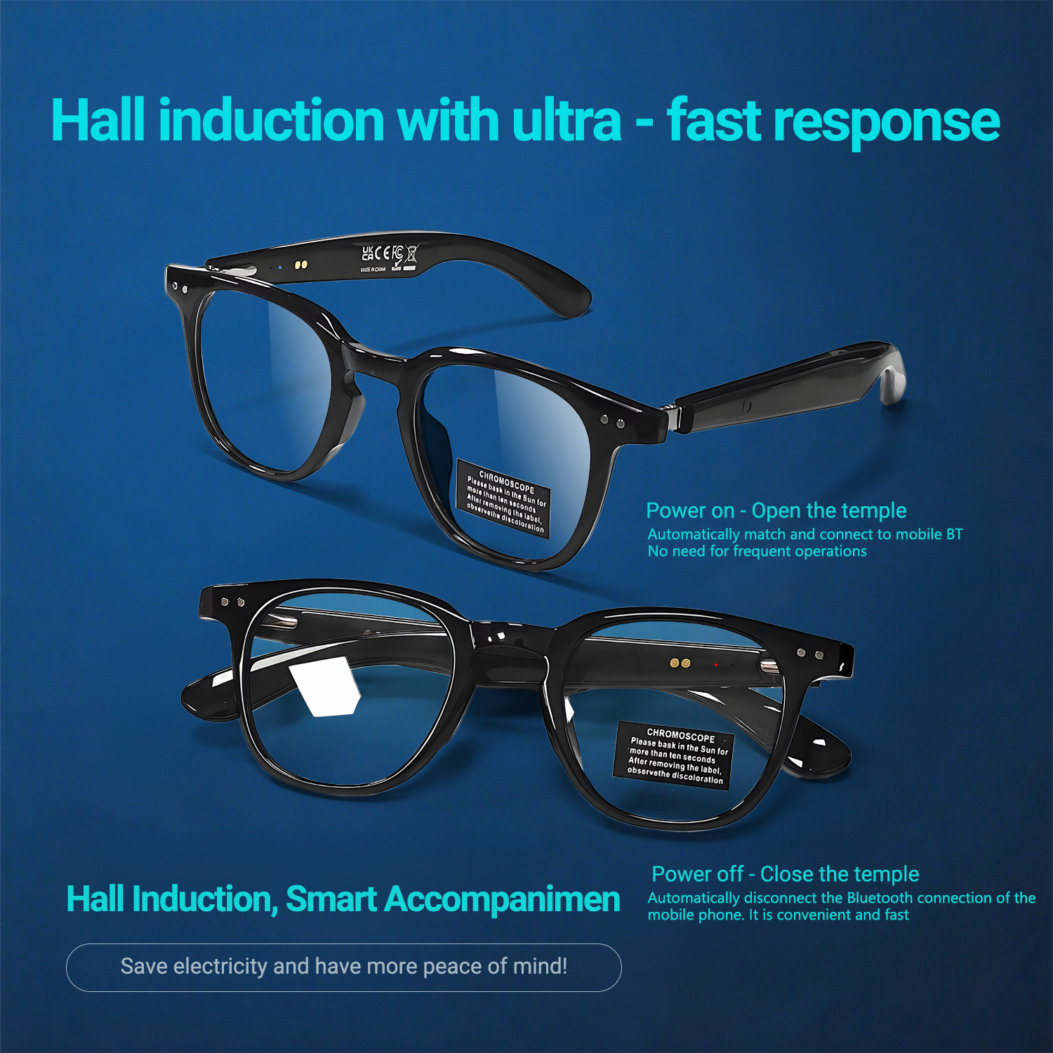 Photochromic Smart Glasses Ant - Audio Music Videos incelemesi ve fiyatı
