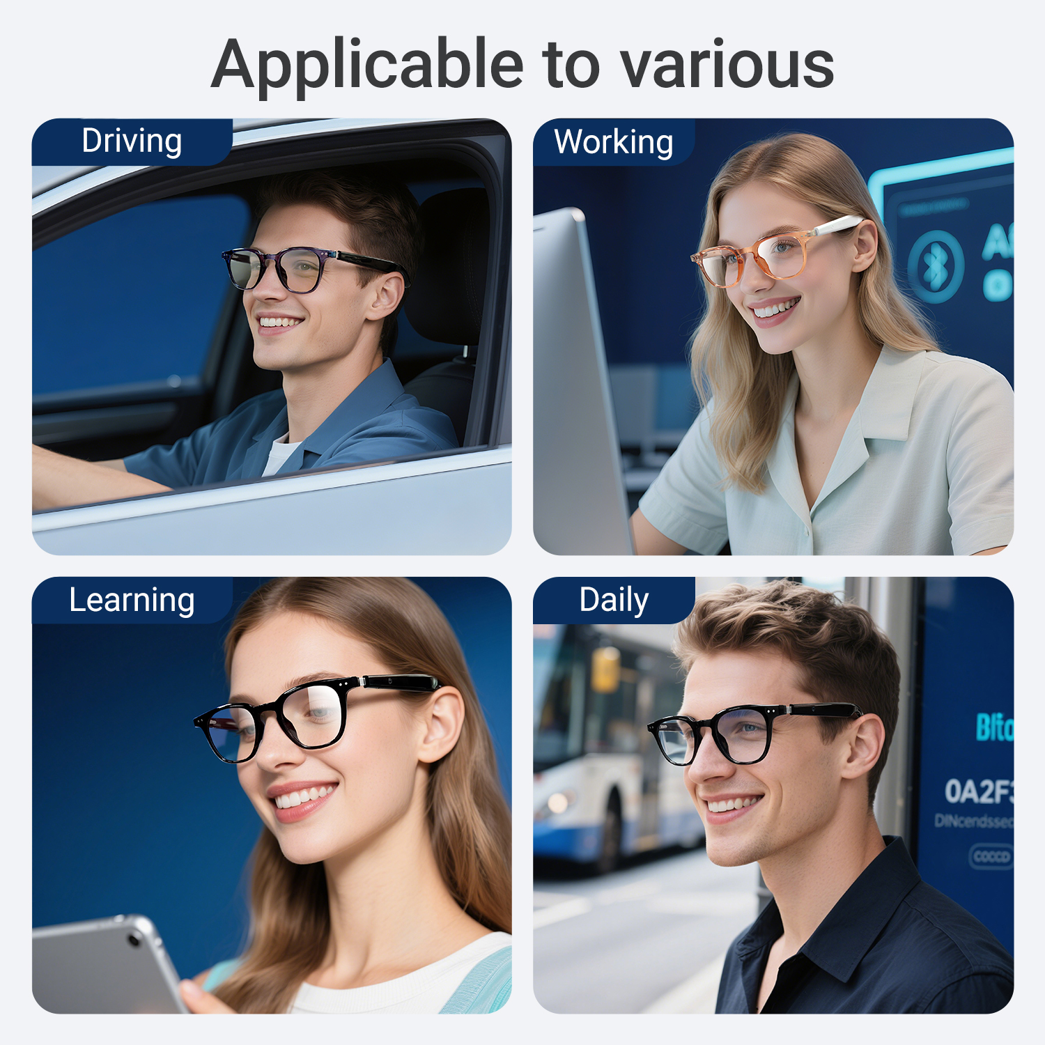 Photochromic Smart Glasses Ant - Audio Music Videos incelemesi ve fiyatı