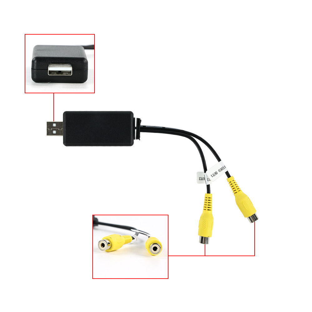 USB To CVBS RCA Video Output A - Audio Music Converter incelemesi ve fiyatı