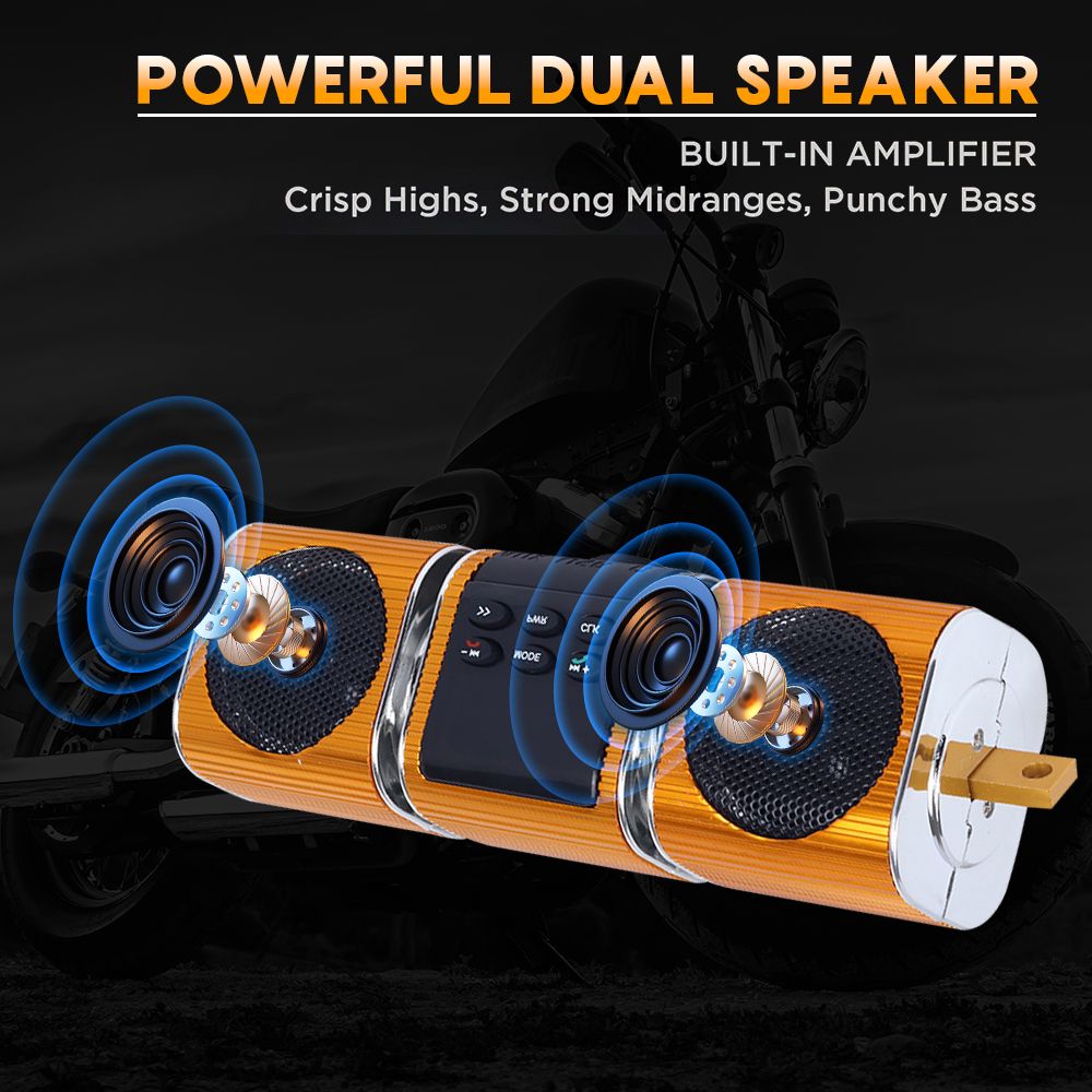 Motorcycle Audio FM Radio, USB - Audio Music Mp3 Free incelemesi ve fiyatı